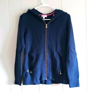 Lilly Pulitzer hooded zip sweater